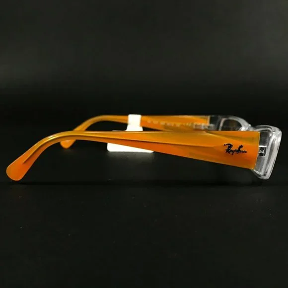 Ray-Ban RB 1518 3545 Eyeglasses Frames Orange Clear Rectangular 46-16-125